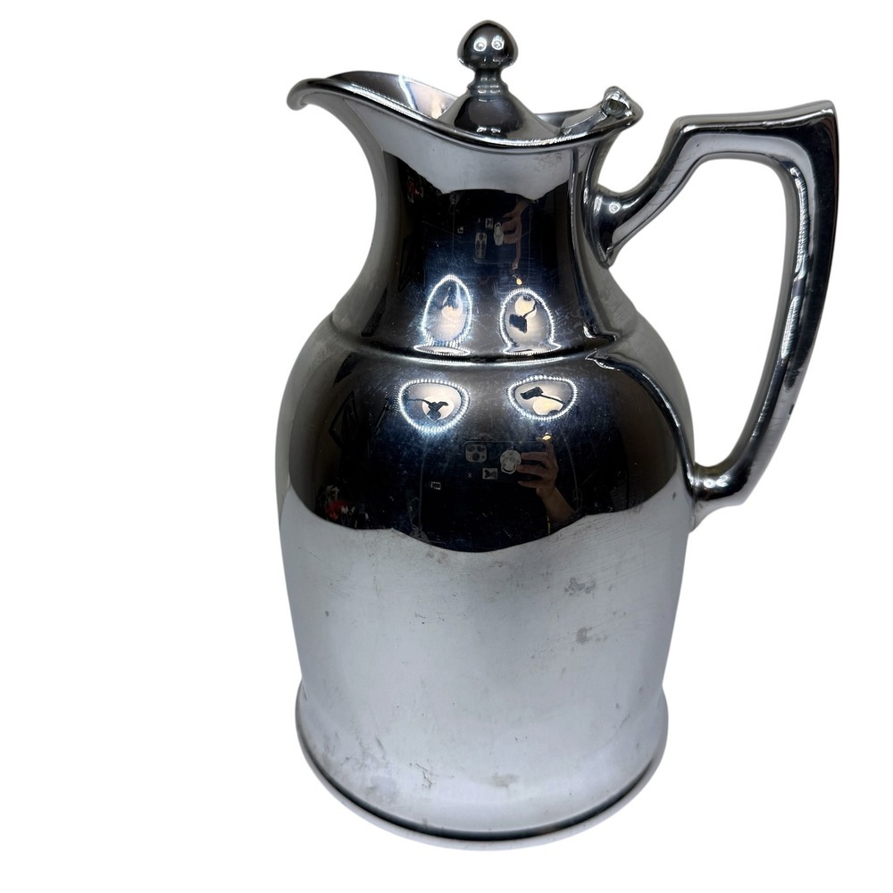 Vintage Universal Landers Frary & Clark Silverplate Pitcher Jug 1920s Art Deco*